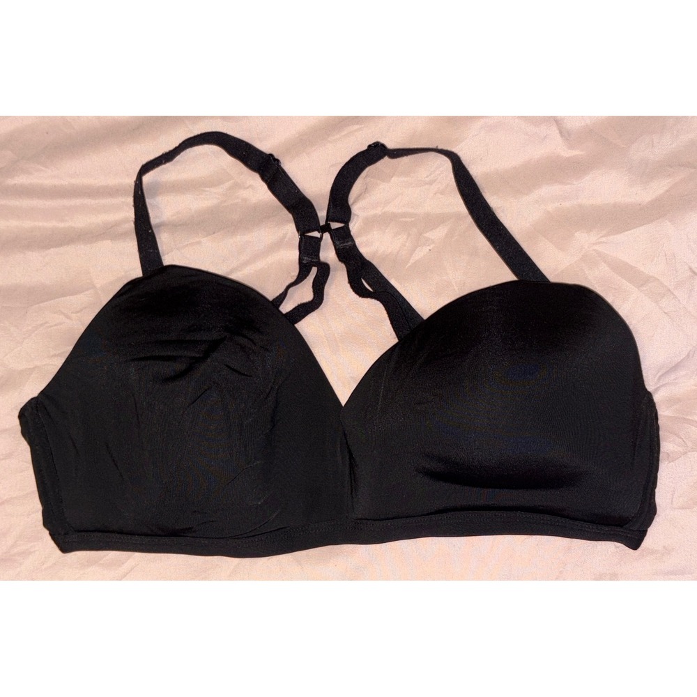 Kindly Yours Black‎ Sustainable Wireless T-shirt Bra, 34D